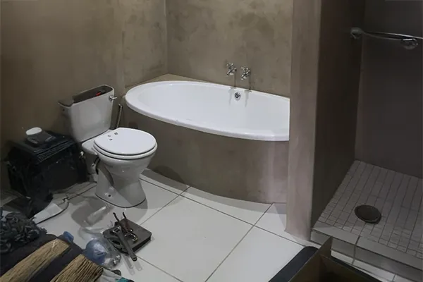 Bathroom Renovation with Walk-in Shower and Waterproofing